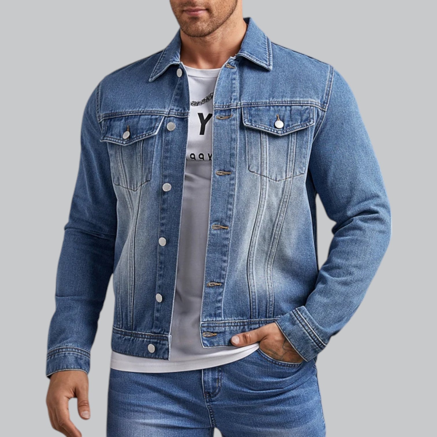 Washed Blue