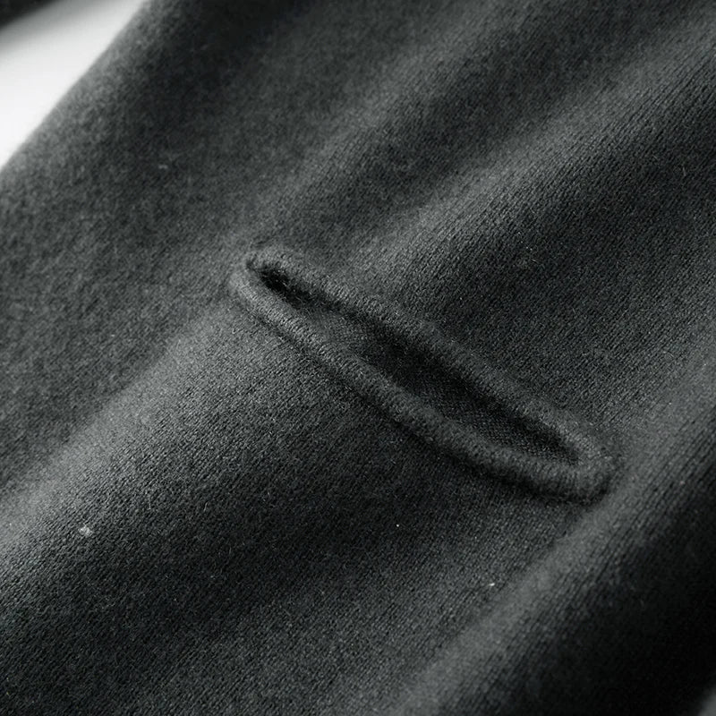 Spring Cashmere Knitted Loose Bottom Cardigan