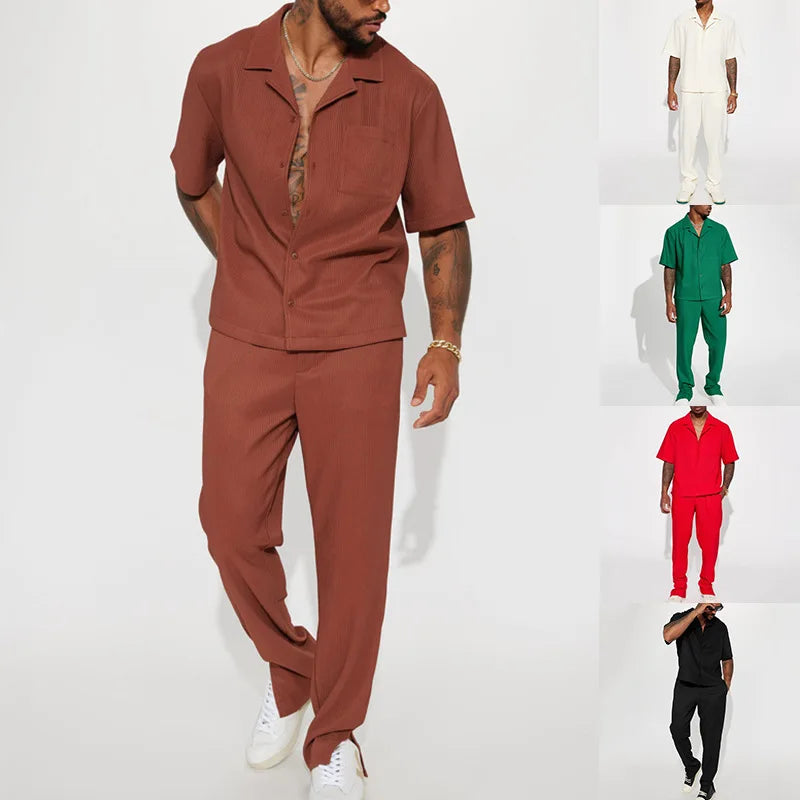 Spring Casual Two-Piece Set for Men