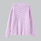 Spring Pure Cashmere Knit Pullover 1 - AngraBech