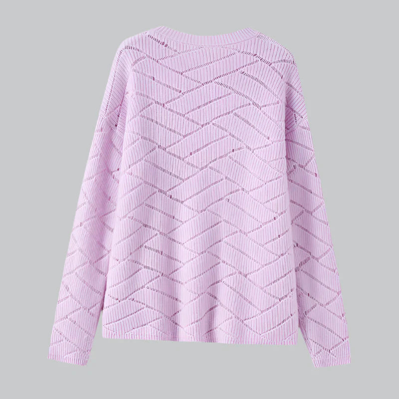 Spring Lightweight Cashmere Knit Pullover
