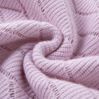Spring Pure Cashmere Knit Pullover 1 - AngraBech