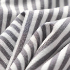 Summer Silk Striped Loose T Shirt - AngraBech