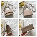Top Handle Croc Embossed Handbag - AngraBech