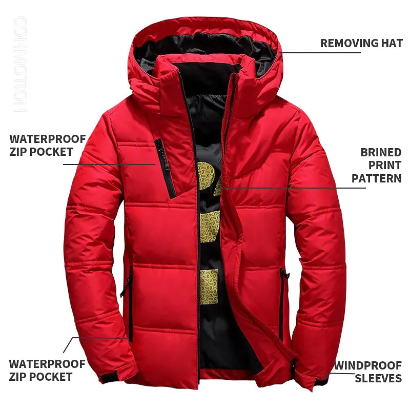 Waterproof Winter Down Ski Jacket