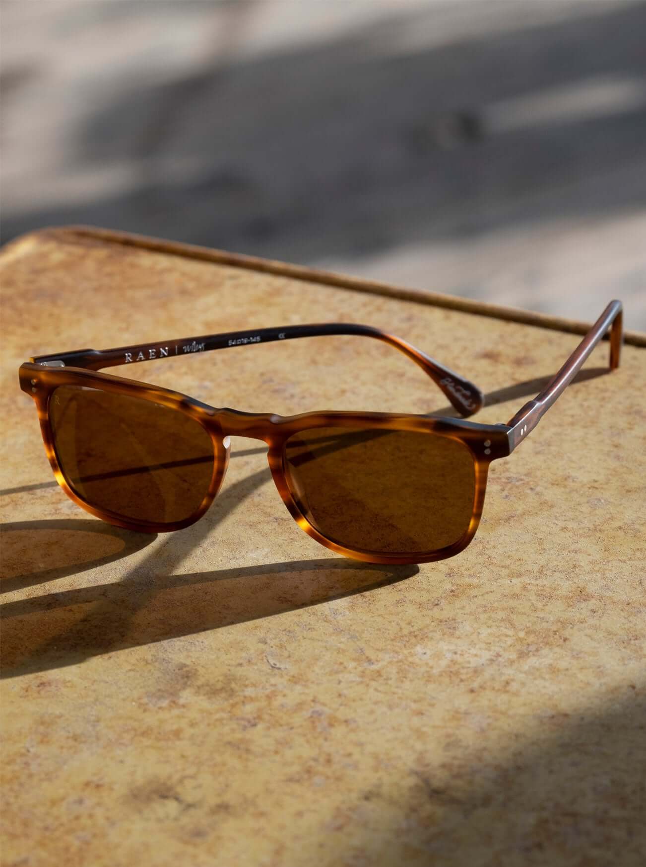 Wiley Brindle Tortoise Green Polarized 56
