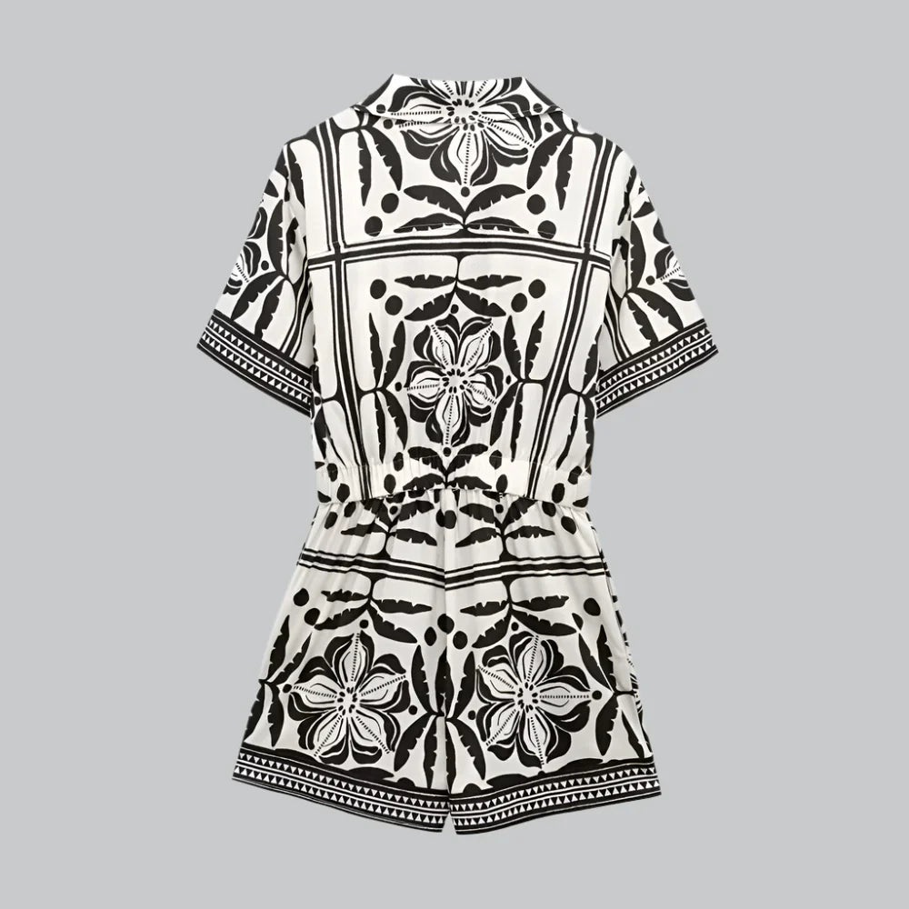 Women's Floral Print Short Blouses