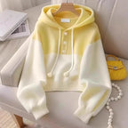 Womens Loose Fit Hooded Sweater - AngraBech