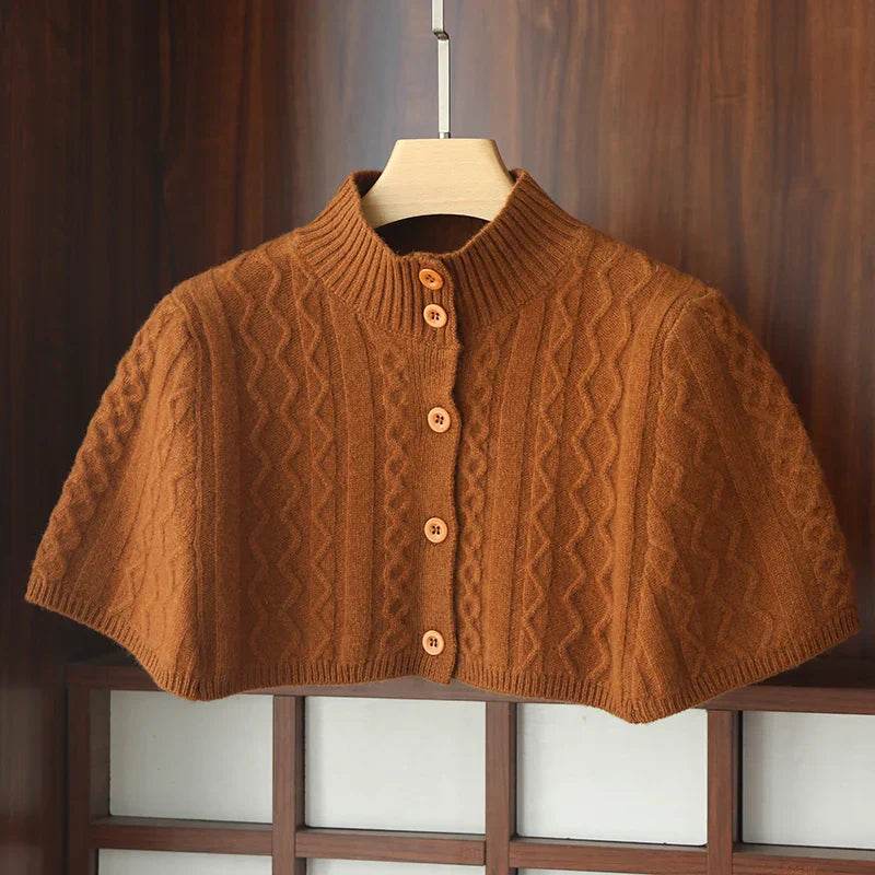 Womens Wool Shawl Knit Cardigan Jaet 1 - AngraBech