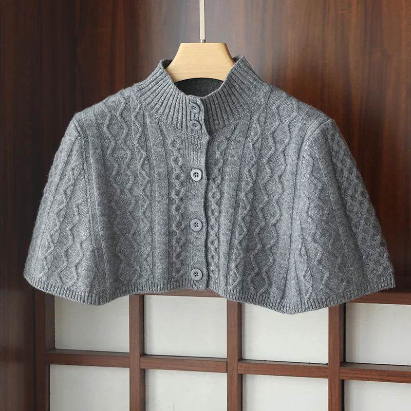 Womens Wool Shawl Knit Cardigan Jaet 1 - AngraBech