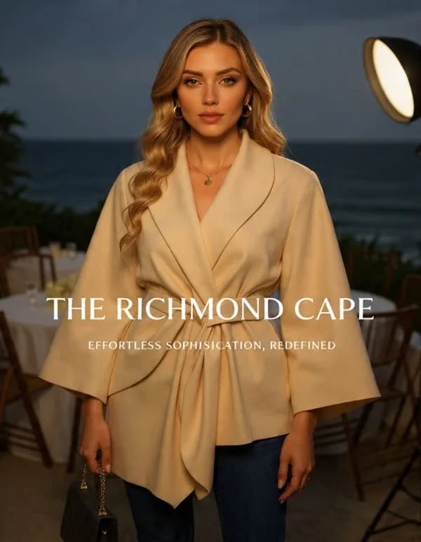 🔥Elegant Shawl Wraps Soft Open Front Poncho Sweater