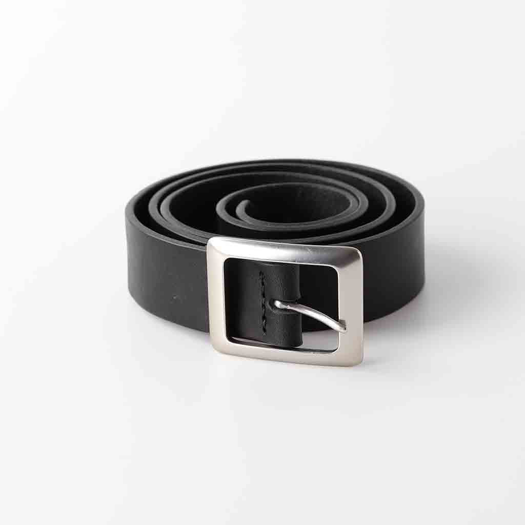 Women's leather black belt Oliver