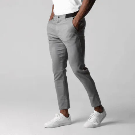 Slim Fit Stretch Chino Trousers - AngraBech