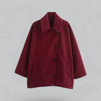 Chic Oversized Short Trench Coat - AngraBech