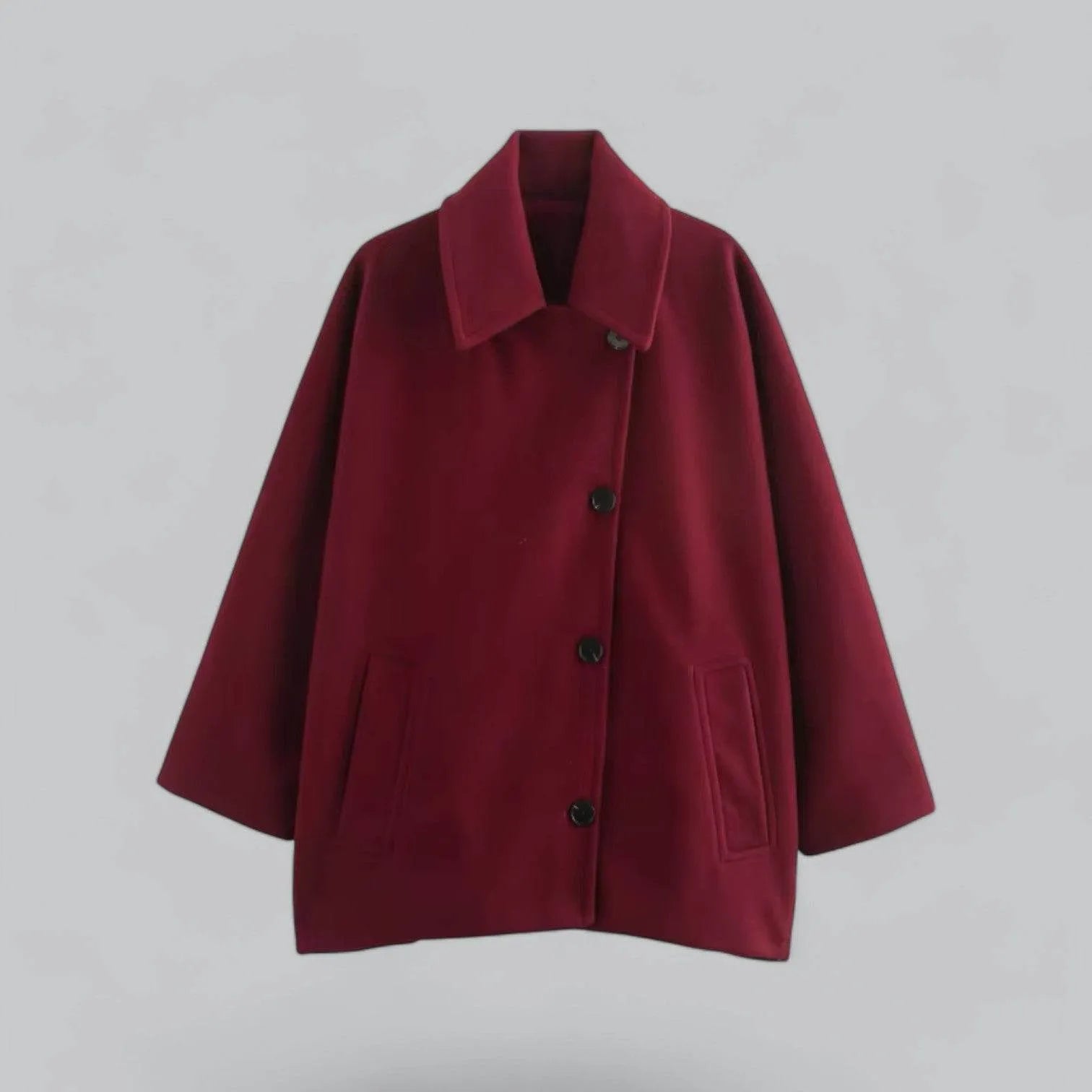 Chic Oversized Short Trench Coat - AngraBech