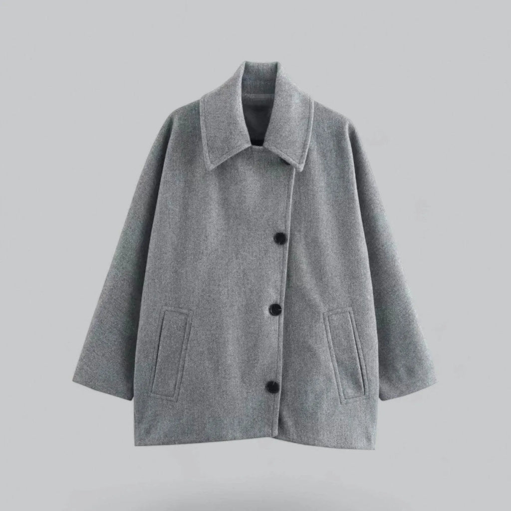 Chic Oversized Short Trench Coat - AngraBech
