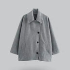 Chic Oversized Short Trench Coat - AngraBech