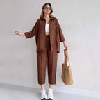 Casual Two Piece Lounge Co Ord Set