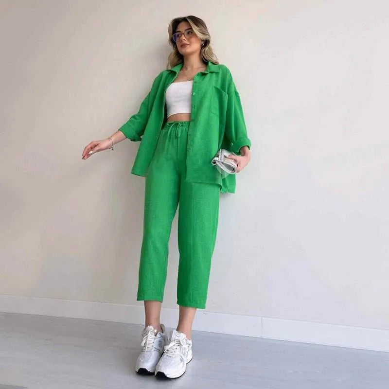 Casual Two Piece Lounge Co Ord Set