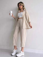 Casual Two Piece Lounge Co Ord Set