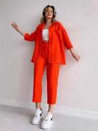 Casual Two Piece Lounge Co Ord Set