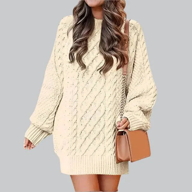 Knit Oversized Sweater Dress