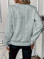 Quarter Zip Knitted Wool Sweater