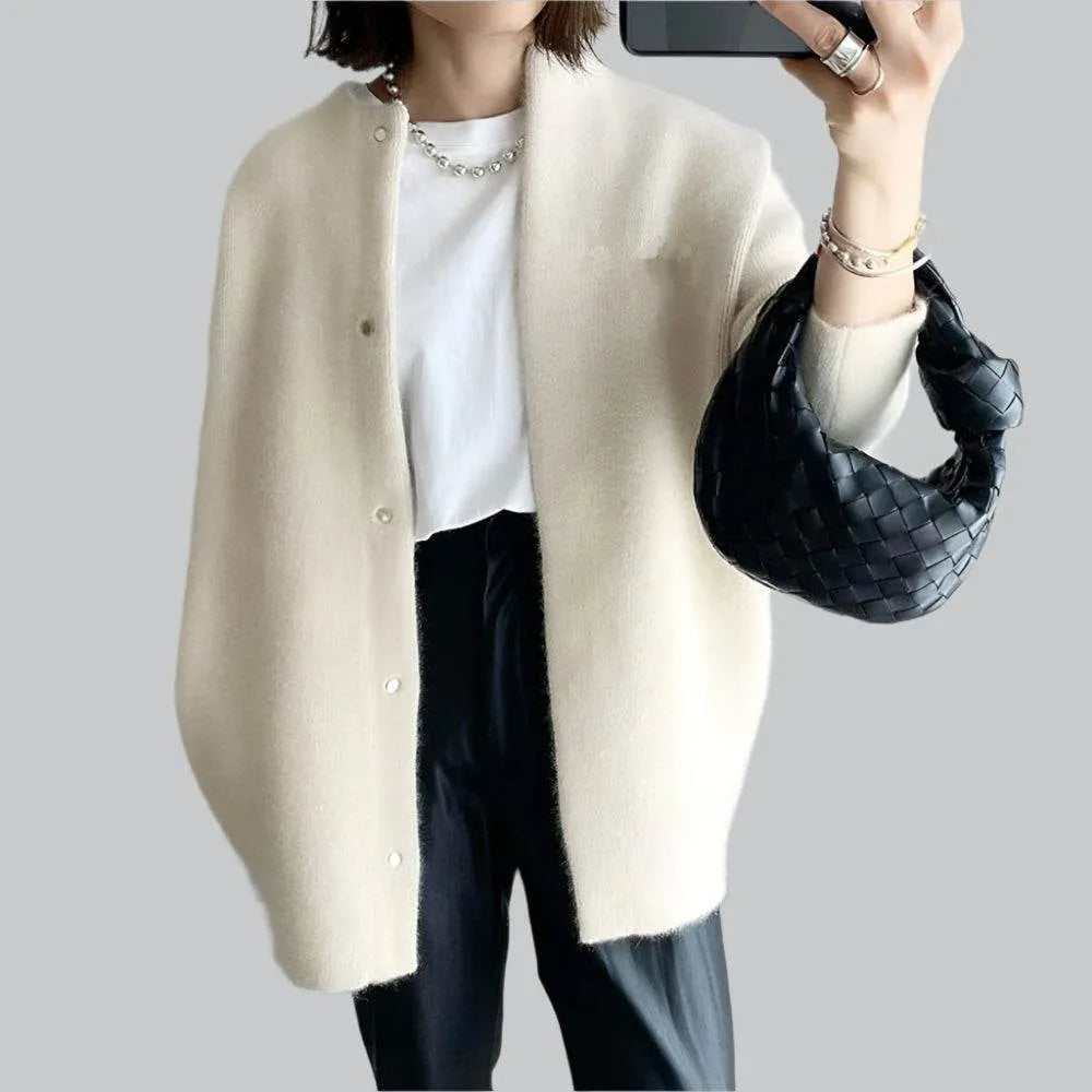 Elegant Cashmere Cardigan For Women