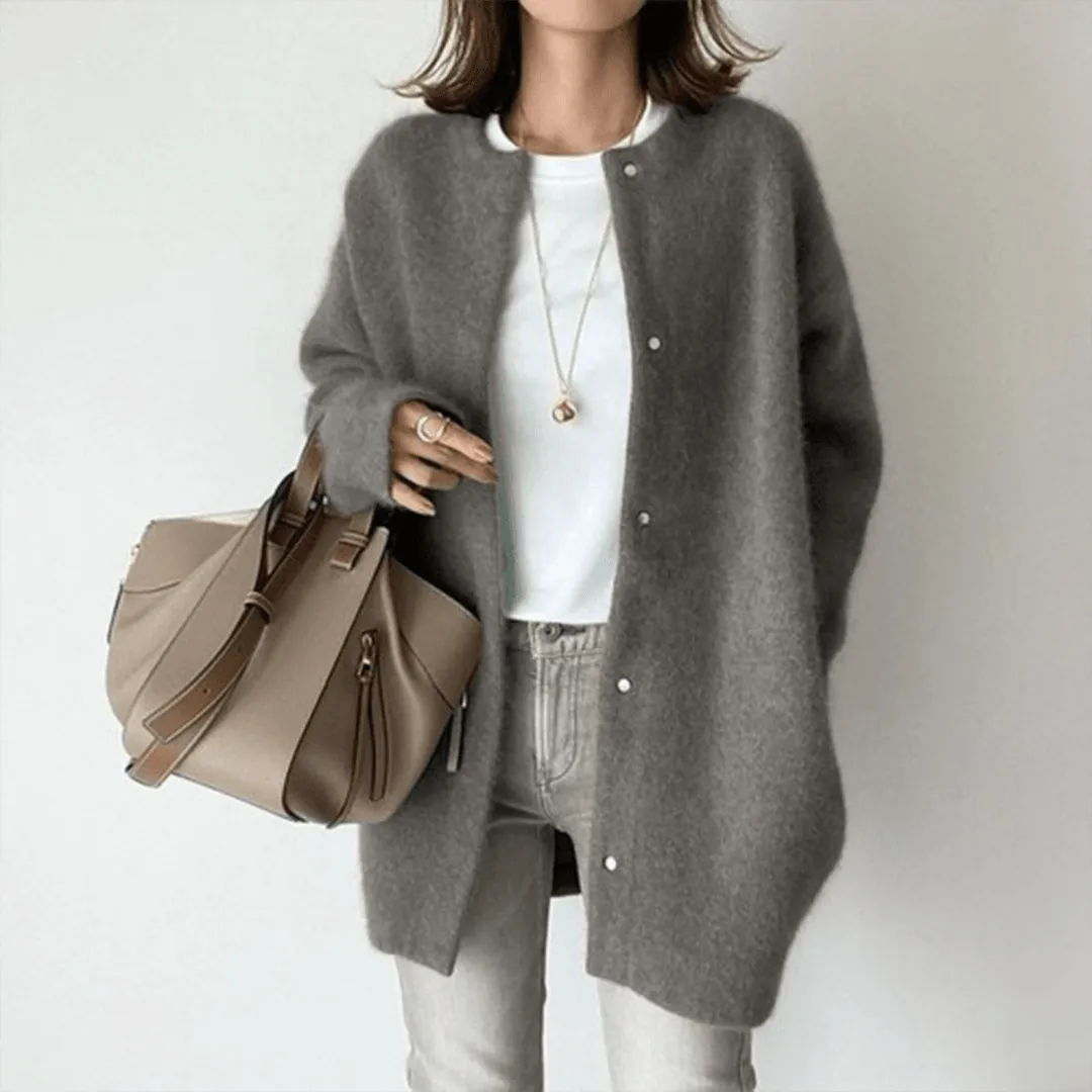 Elegant Cashmere Cardigan For Women