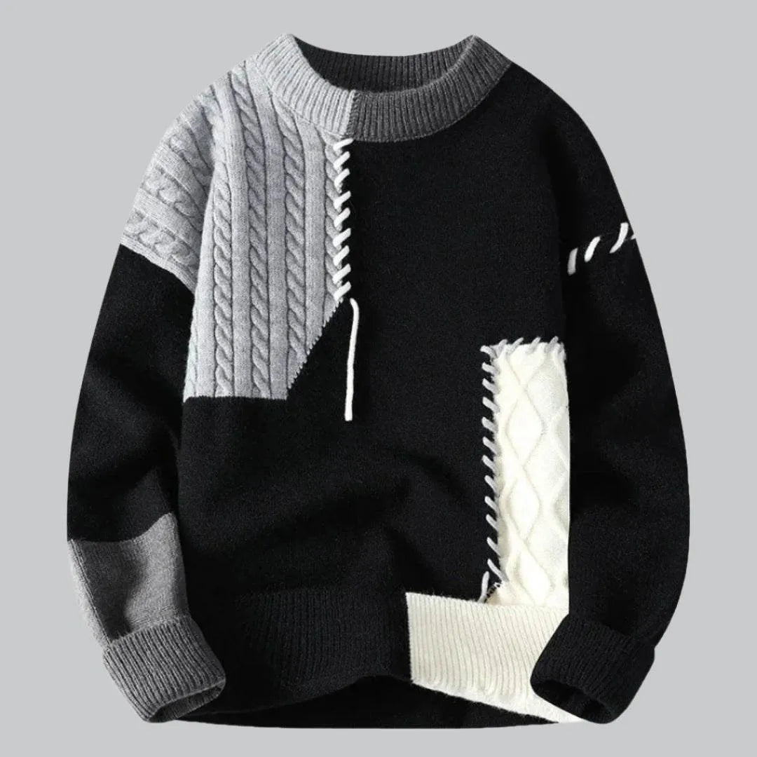 Womens Chic Designer Knit Sweater