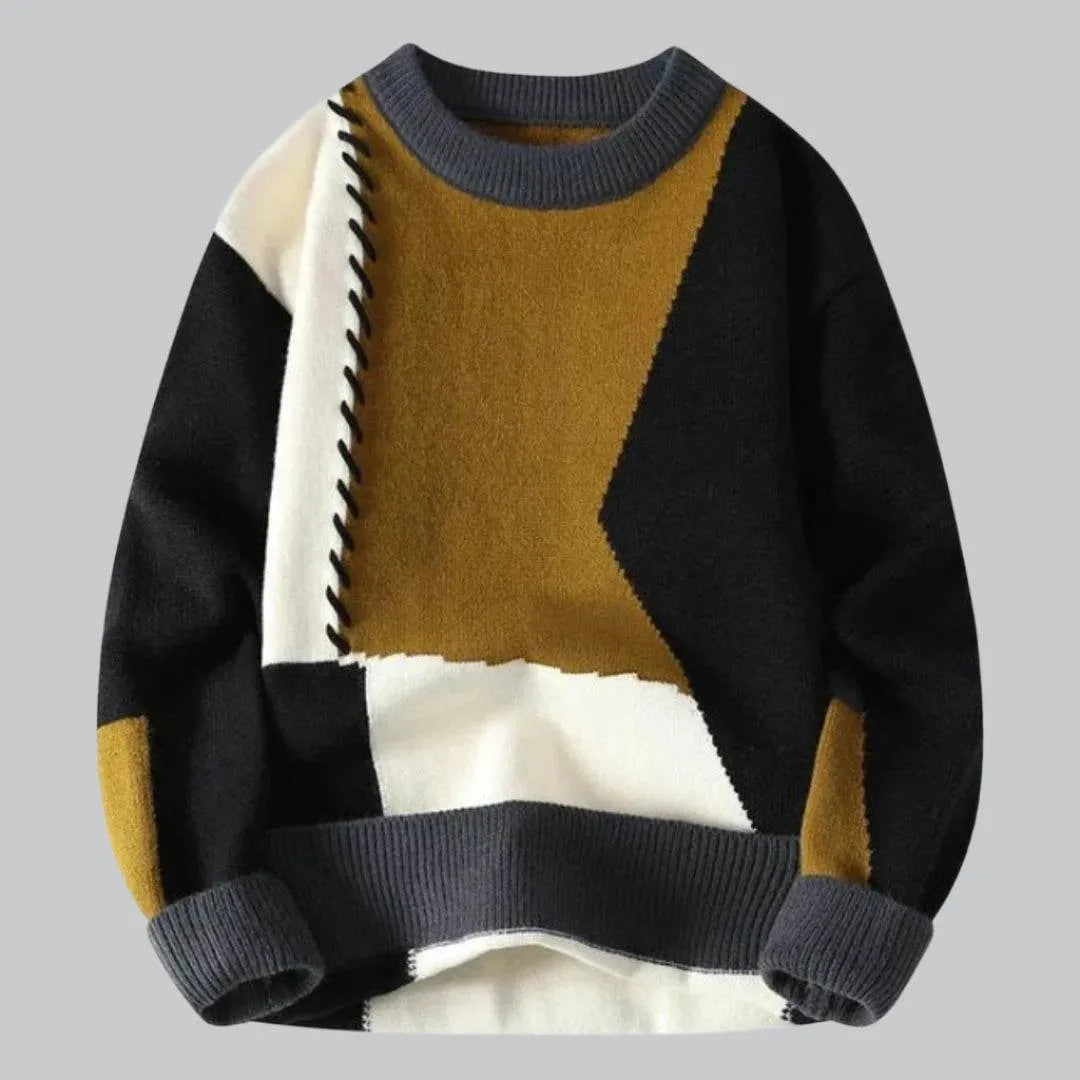 Womens Chic Designer Knit Sweater