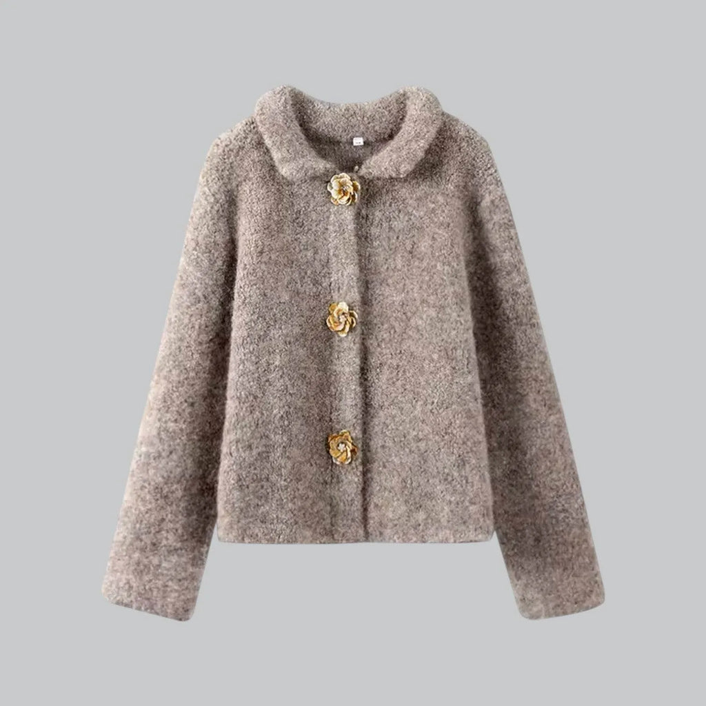 Soft Wool Knit Cardigan Winter Warm Sweater - AngraBech