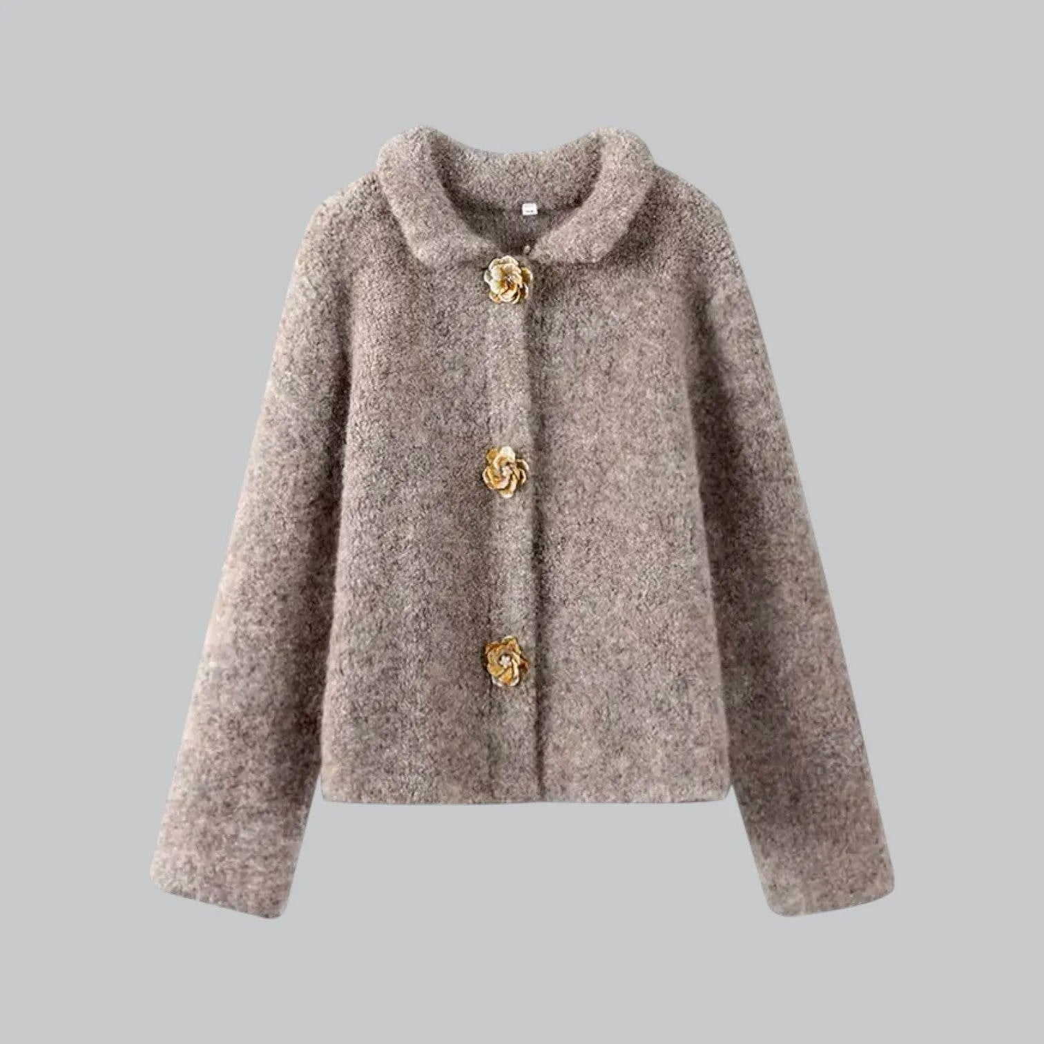 Soft Wool Knit Cardigan Winter Warm Sweater - AngraBech