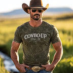 Mens Summer Embroidered Round Ne Short Sleeve T Shirt - AngraBech