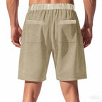 Mens Contrast Paneled Elasticated Shorts - AngraBech