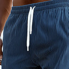 Mens Summer Casual Corduroy Lace Up Sports Shorts - AngraBech