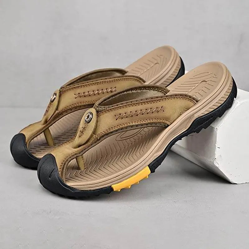 Mens Flip Flop Beach Slippers - AngraBech