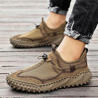 Mens Mesh Slip On Hiking Sneakers - AngraBech