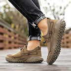 Mens Mesh Slip On Hiking Sneakers - AngraBech