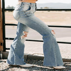 Laurie High Rise Flare Leg Cello Jeans Medium - AngraBech