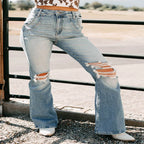 Laurie High Rise Flare Leg Cello Jeans Medium - AngraBech