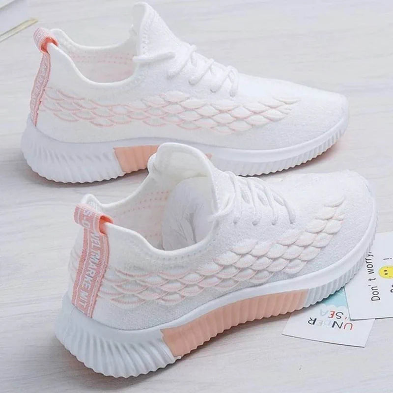 Flexible Vulcanised Mesh Running Shoe - AngraBech