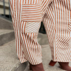 High Spirits Limited Edition Striped Barrel Jeans Caramel - AngraBech