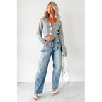 Ardin Mid Rise Barrel Cello Jeans Medium - AngraBech