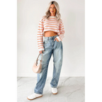 Ardin Mid Rise Barrel Cello Jeans Medium - AngraBech