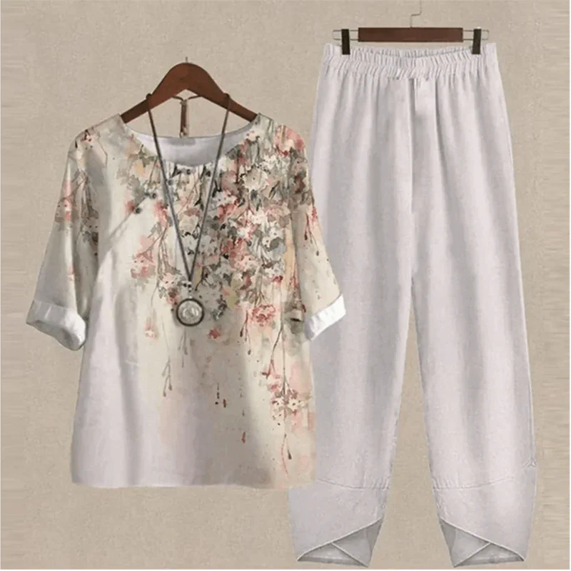Colourful Loose Fit Two Piece Set - AngraBech