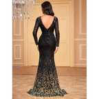 Luxurious Sequin Bodycon Evening Dress - AngraBech