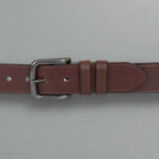 Plus Size Claridge Antique Bule Jeans Belt Brown - AngraBech