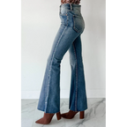 Julius High Rise Flare Sneak Peek Jeans Medium - AngraBech