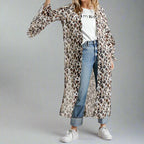 Long Animal Print Kimono - AngraBech